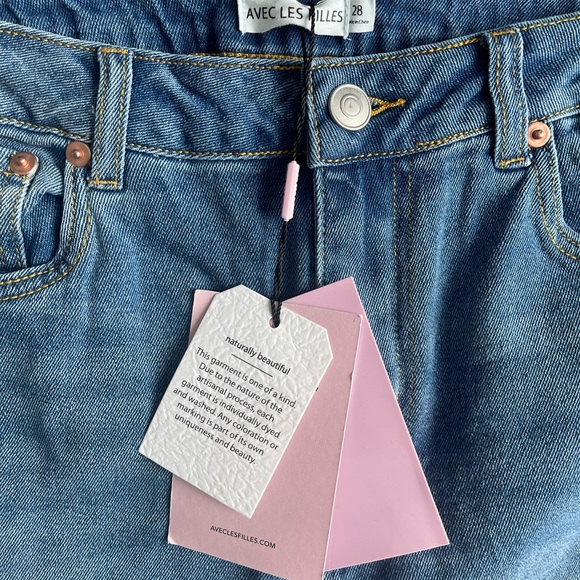 Avec Les Filles high rise straight leg jeans - Picture 6 of 6